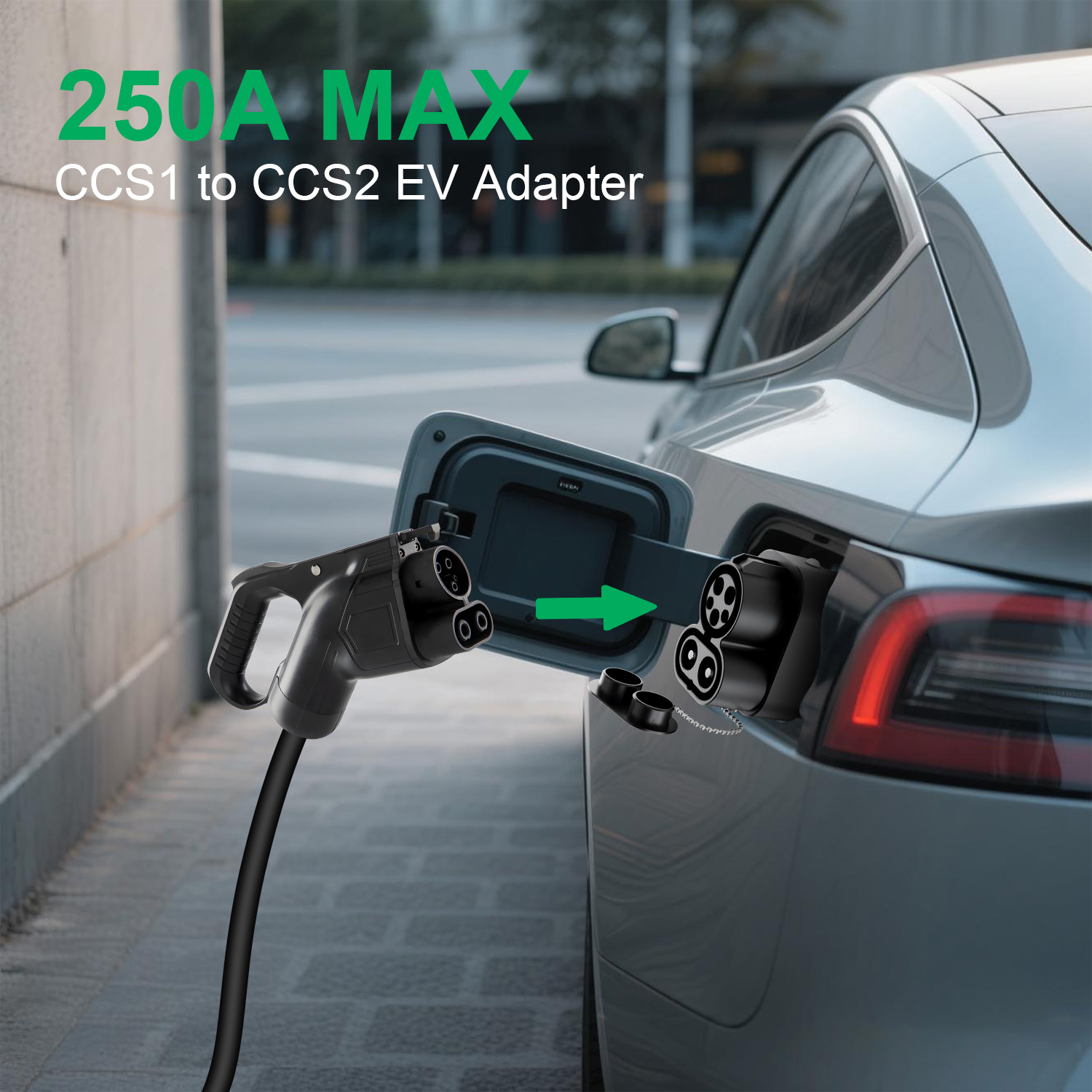 CCS1 zu CCS2 Ladeadapter 250kW – Ccs2 To Ccs1 Fast Charge Adapter 250Kw Bewertung und Preis
