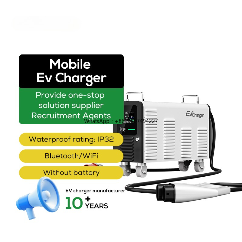 CCS2 20kW Tragbare E-Fahrzeug- – Portable Dc Fast Charger 20Kw Ccs2 Bewertung und Preis